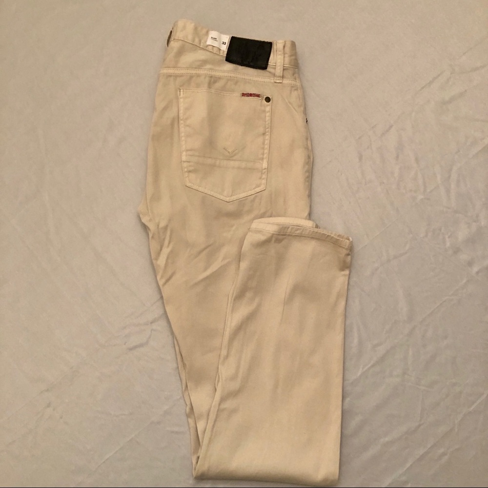 🇺🇸 Hudson Blake slim straight size 33 in cream